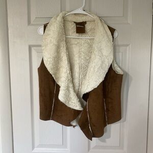 Jou Jou Brown and Cream Women's Vest